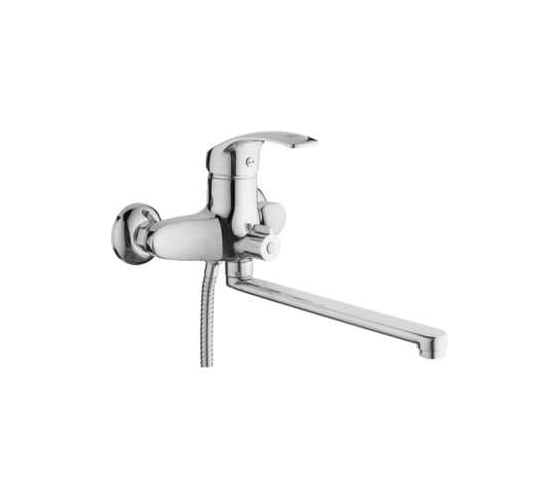 Изображение товара Смеситель для ванны и душа D-Lin с длинным изливом 400 мм, хром D146401