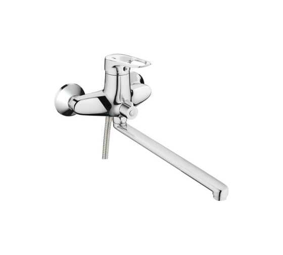 Изображение товара Смеситель для ванны и душа D-Lin с длинным изливом 400 мм, хром D146404-2