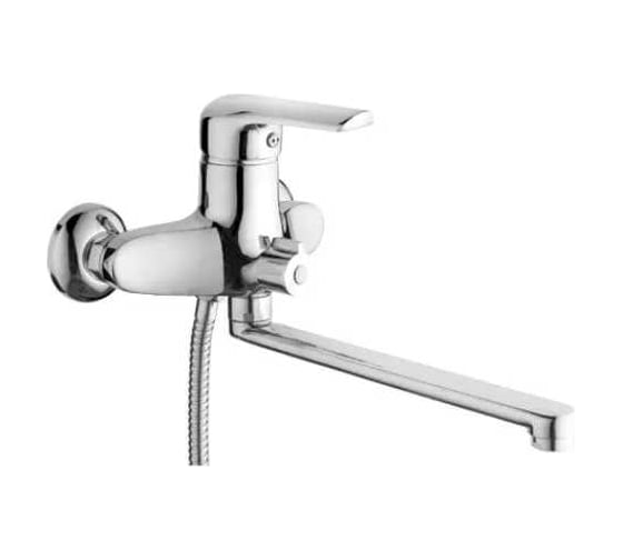 Изображение товара Смеситель для ванны и душа D-Lin с длинным изливом 400 мм, хром D146407