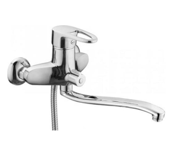 Изображение товара Смеситель для ванны и душа с длинным изливом 400 мм, хром D-Lin D146452-2