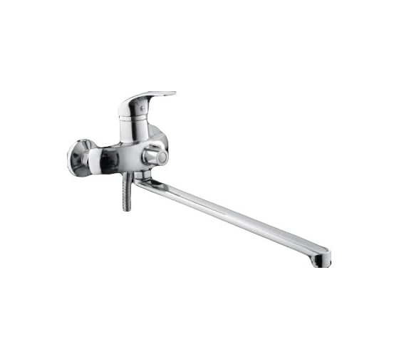 Изображение товара Смеситель для ванны и душа D-Lin с длинным изливом 400 мм, хром D147401-2