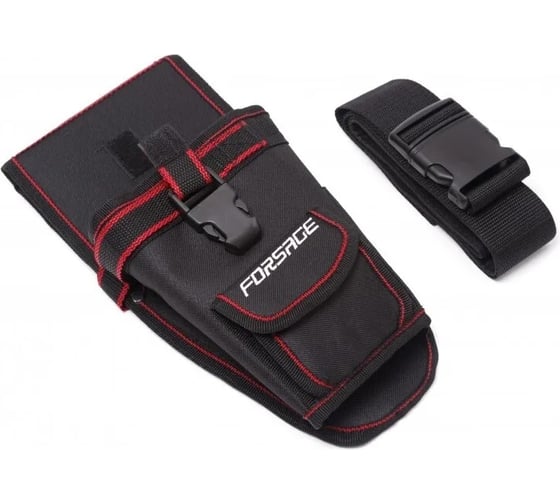 Изображение товара Сумка для инструментов Forsage кобура, два кармана + ячейки для бит F-02R063
