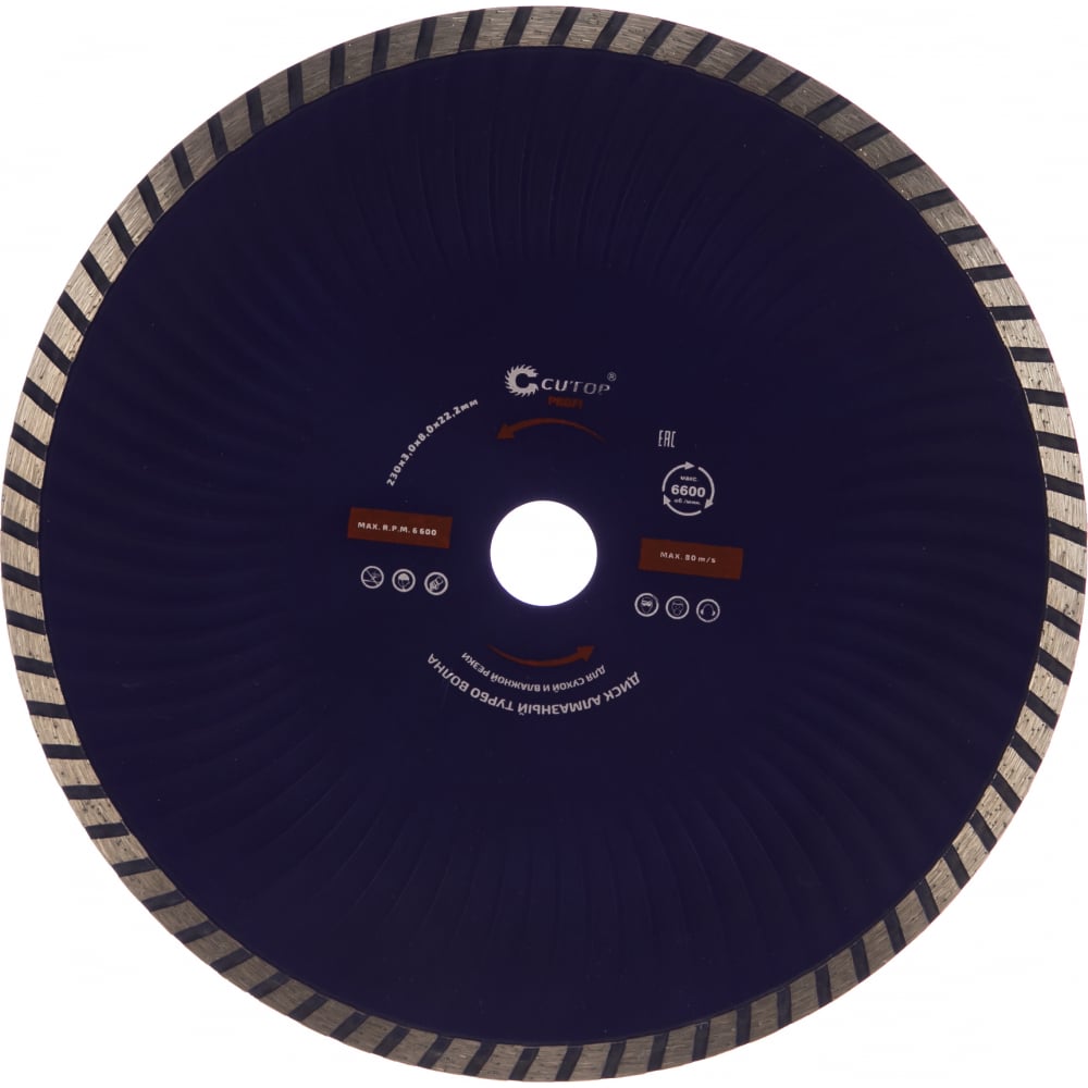 Алмазный отрезной диск CUTOP сегментный алмазный диск cutop