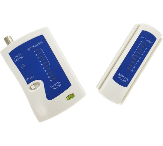 Изображение товара Тестер для витой пары, коаксиального кабеля, телефона Ripo кожзам чехол ri-bnc-rj45 ns-468b 011-340004