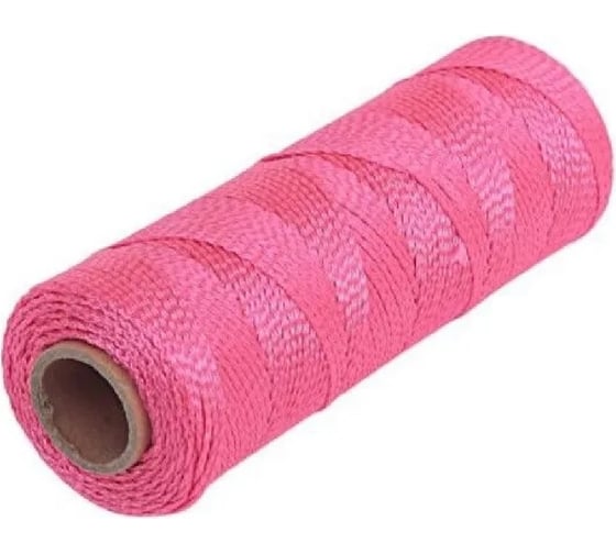 Изображение товара Шнур для кладки кирпича Goldblatt флуоресцентный розовый, 76 м G11255