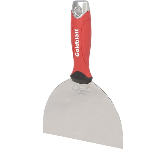 Изображение товара Шпатель Goldblatt из нержавеющей стали, 152 мм, рукоятка Soft Grip G05011