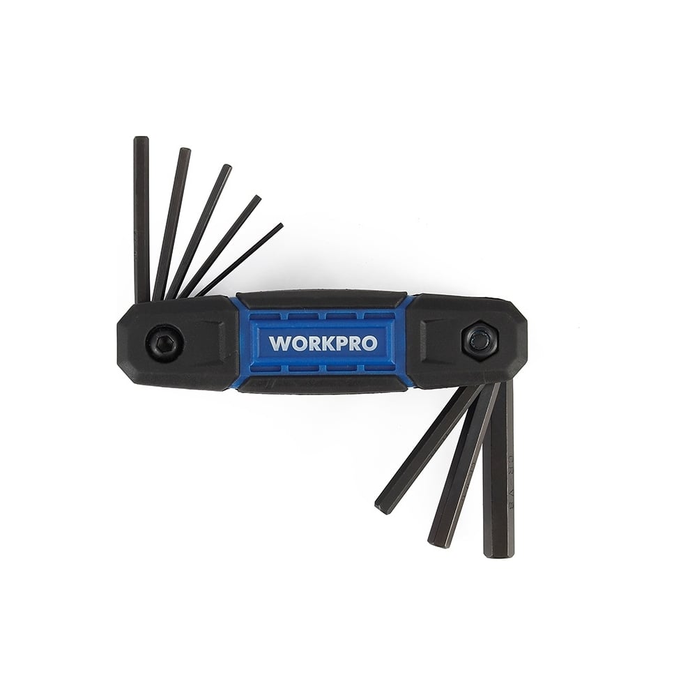 Набор шестигранных ключей WORKPRO пластиковый складной быстросменный нож workpro