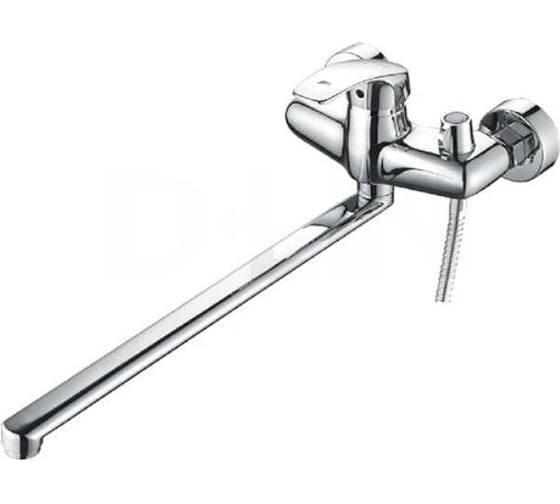 Изображение товара Смеситель для ванны и душа D-Lin с длинным изливом 400 мм, хром D149309