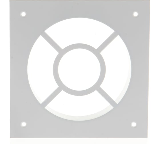 Изображение товара Накладка торцевая 160х160 мм с фланцем 125 мм ERA 1616Ф12 210-079