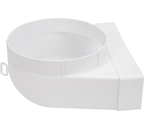 Изображение товара Соединитель угловой плоского воздуховода с фланцевым воздухораспределителем 60х204/D160 ERA 620СК16ФП 210-064