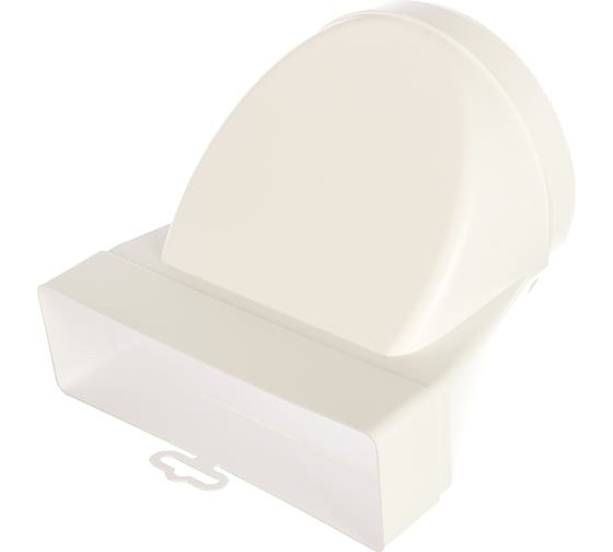 Изображение товара Соединитель эксцентриковый плоского воздуховода с круглым 60х204/D160, пластик ERA 620СП16КП 210-046