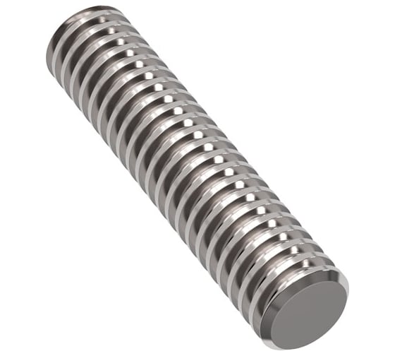 Изображение товара Трапециевидный винт TECHNIX d=20 мм, шаг резьбы 4 мм, L=100 см, TR 20х4 G