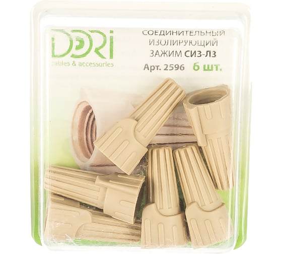 Изображение товара Соединительный изолирующий зажим DORI СИЗ-Л3 5-15 мм2 6шт 2596
