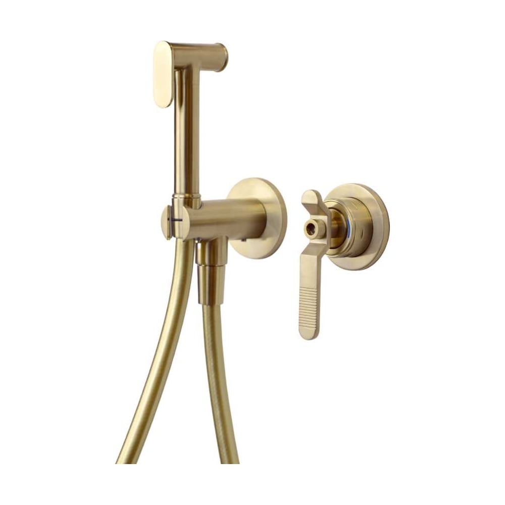 Изображение товара Гигиенический душ BRONZE DE LUXE 1760'S LOFT матовое золото 3253CG