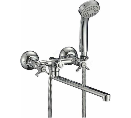 Изображение товара Смеситель для ванны D-Lin с плоским изливом, хром D143807-F