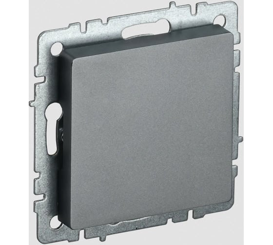 Изображение товара Заглушка с суппортом IEK Brite мз10-брс сталь BR-PL10-K46