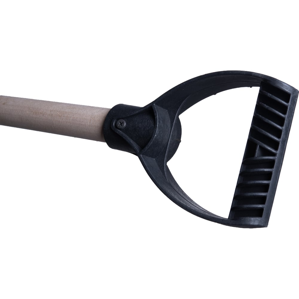 Снеговая лопата в сборе с деревянным черенком gigant v-образная ручка 410х360 gwd18 - фото 4