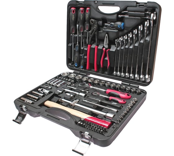 Изображение товара Набор 6-гранных инструментов 1/4" & 1/2" в кейсе, 90шт JTC JTC-H090C-B72