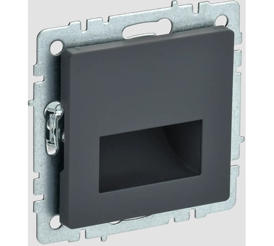 Изображение товара Встраиваемая светодиодная подсветка IEK Brite пл20-брг графит BR-FL20-K53