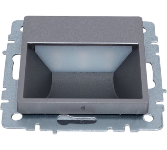 Изображение товара Встраиваемая светодиодная подсветка IEK Brite пл20-брс сталь BR-FL20-K46