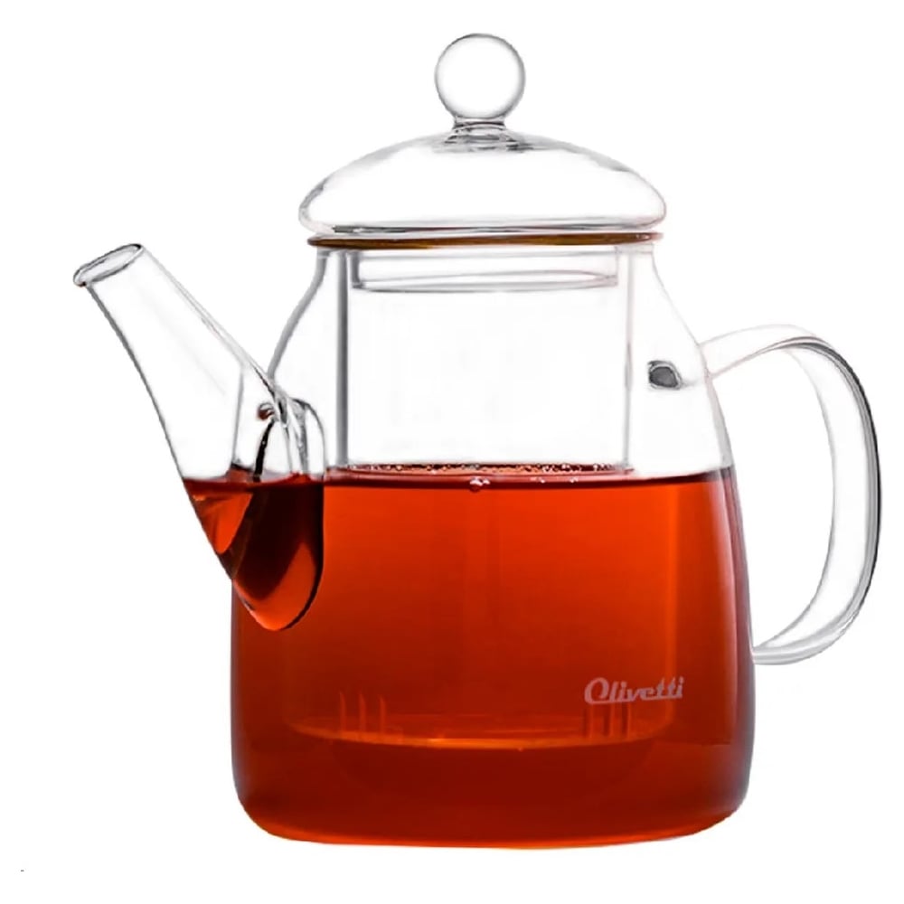 Изображение товара Заварочный чайник OLIVETTI GTK123 стеклянный объем 1.2 л