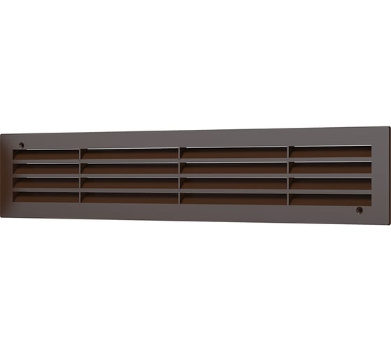 Изображение товара Решетка вентиляционная переточная (450х91 мм; коричневая) Era 4409ДП кор 233-129