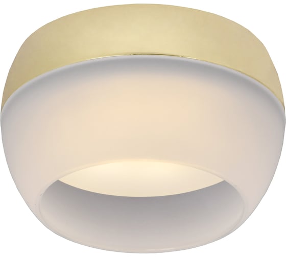 Изображение товара Накладной потолочный светильник IEK Lighting 4010 под лампу gx53 золото LT-UPB0-4010-GX53-1-K22