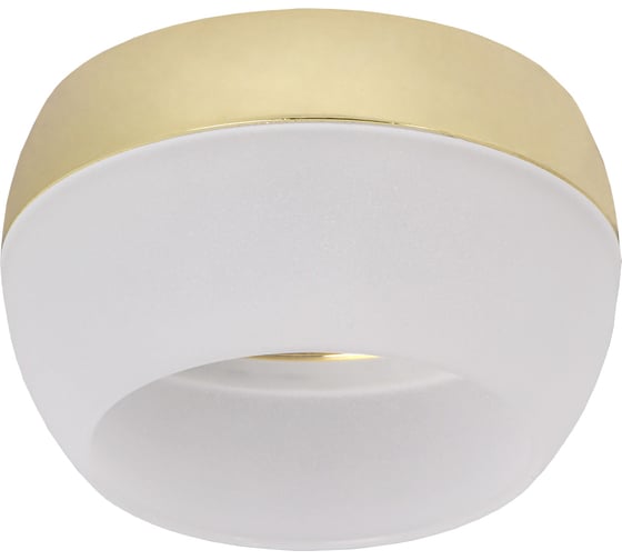 Изображение товара Накладной потолочный светильник IEK Lighting 4010 под лампу gx53 золото LT-UPB0-4010-GX53-1-K22