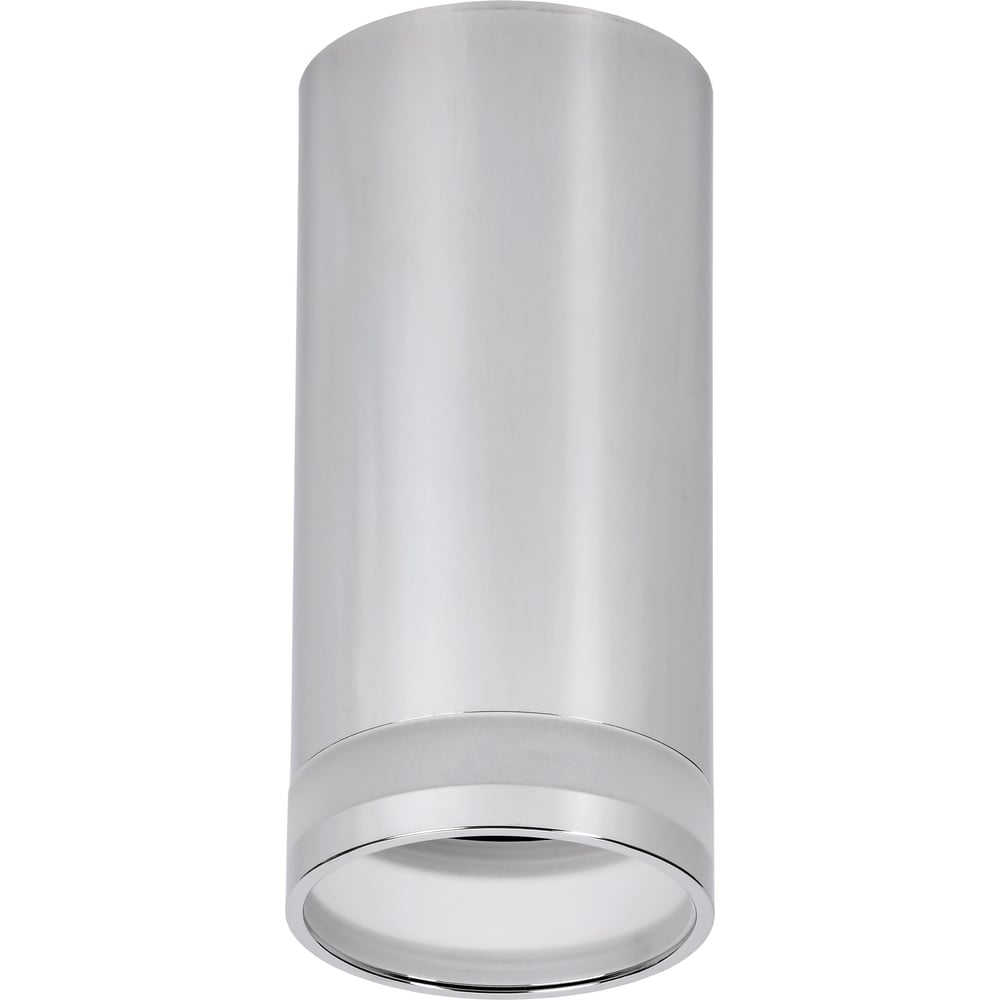 Изображение товара Накладной потолочный светильник IEK Lighting 4005 с цоколем GU10, хром, современный дизайн