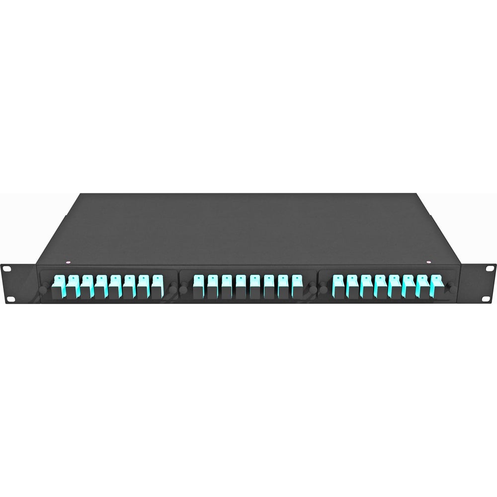 Изображение товара Оптический стоечный кросс TopLan 19 24SC/UPC многомодовый 1U черный