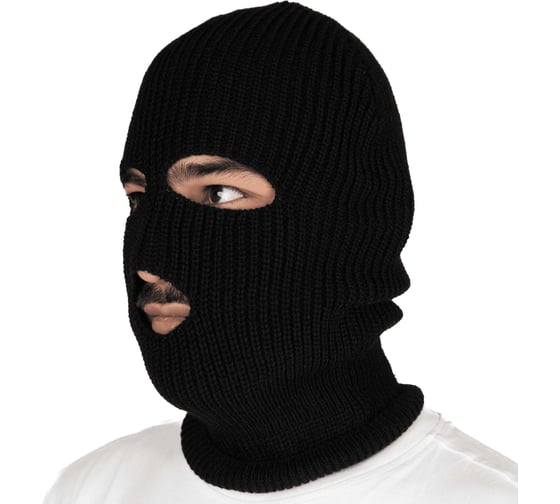 Изображение товара Трикотажная шапка-маска балаклава SAMGRUPP черная (омон) SAMC-106000132