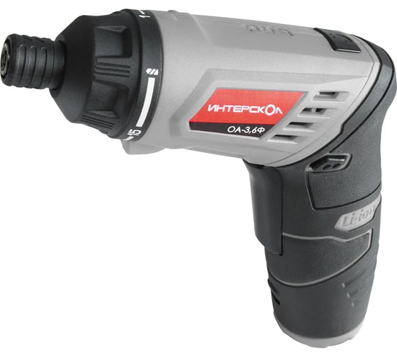 Изображение товара Аккумуляторная отвертка ИНТЕРСКОЛ ОА-3.6Ф 433.0.1.00