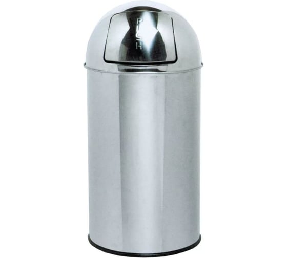 Изображение товара Ведро из нержавеющей стали Nofer с крышкой push-open, 35 л 14116.2.B