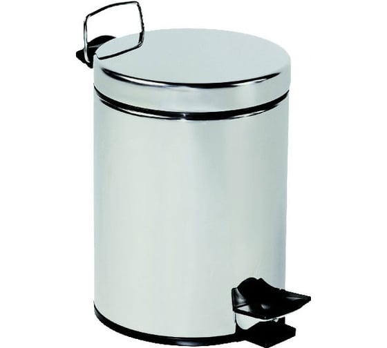 Изображение товара Ведро из нержавеющей стали Nofer 5 л, с педалью 09100.05.B