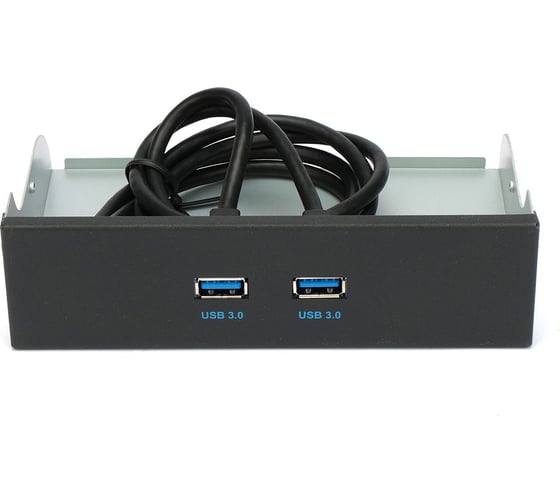 Изображение товара Планка usb 3.0 Gembird на переднюю панель 5.25", 2xusb-a 3.0, FP5.25-USB3-2A