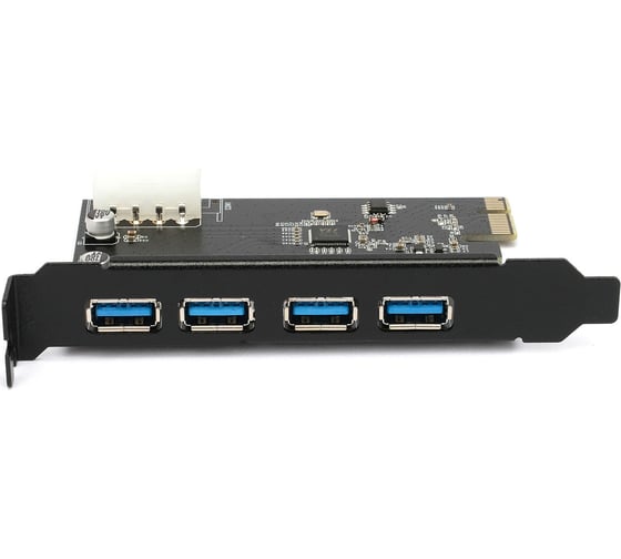Изображение товара Контроллер Gembird usb 3.0 в разъем pci-e, 4xusb-a, SPCR-04