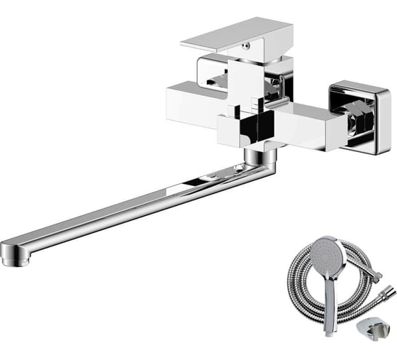 Изображение товара Универсальный смеситель для ванны OLIVE'S GRANADA с длинным изливом 05221GN