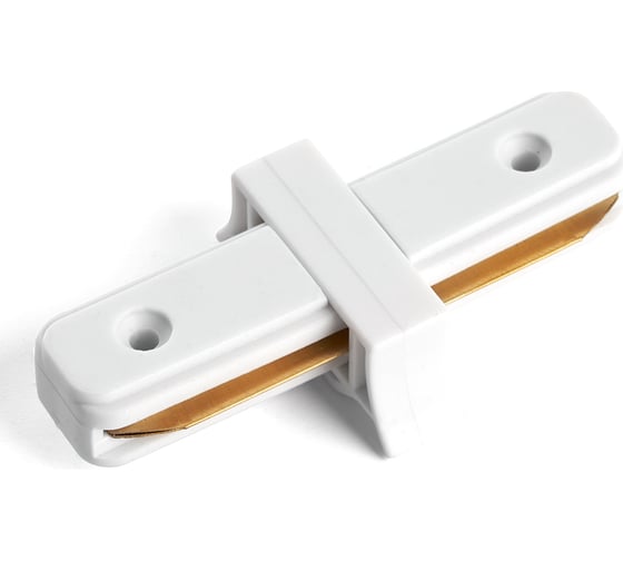 Изображение товара Прямой коннектор для шинопровода, белый Feron LD1000 10314