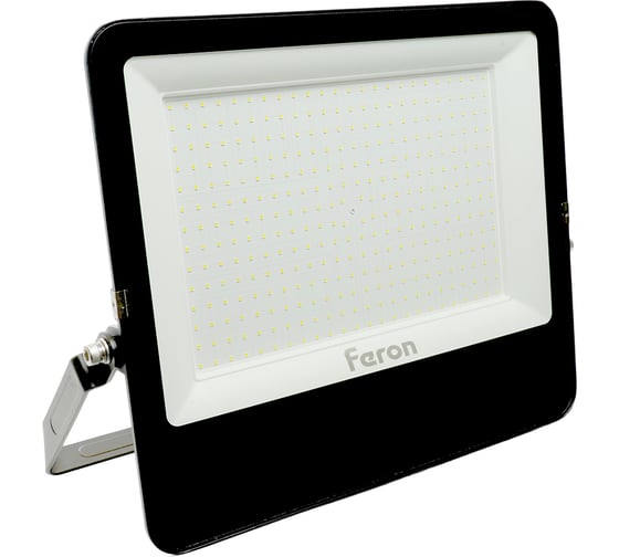 Изображение товара Светодиодный прожектор Feron 2835 SMD 300W 6400K IP65 AC220V/50Hz, черный с матовым стеклом, LL-926 29501