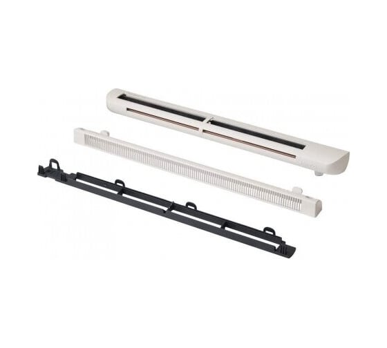 Изображение товара Комплект: оконный приточный клапан и козырек AERECO EMM2 AS, цвет белый ЕНМ1282