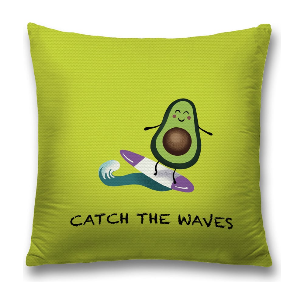 Изображение товара Декоративная наволочка JoyArty Авокадо на молнии 45x45 см