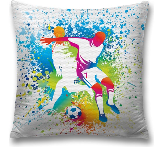Изображение товара Декоративная наволочка JoyArty Будущий гол на молнии, 45x45 см  sl_56658