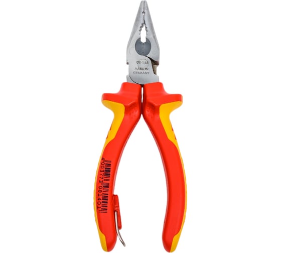 Изображение товара Пассатижи удлиненные со страховочным креплением 145 мм KNIPEX KN-0826145T