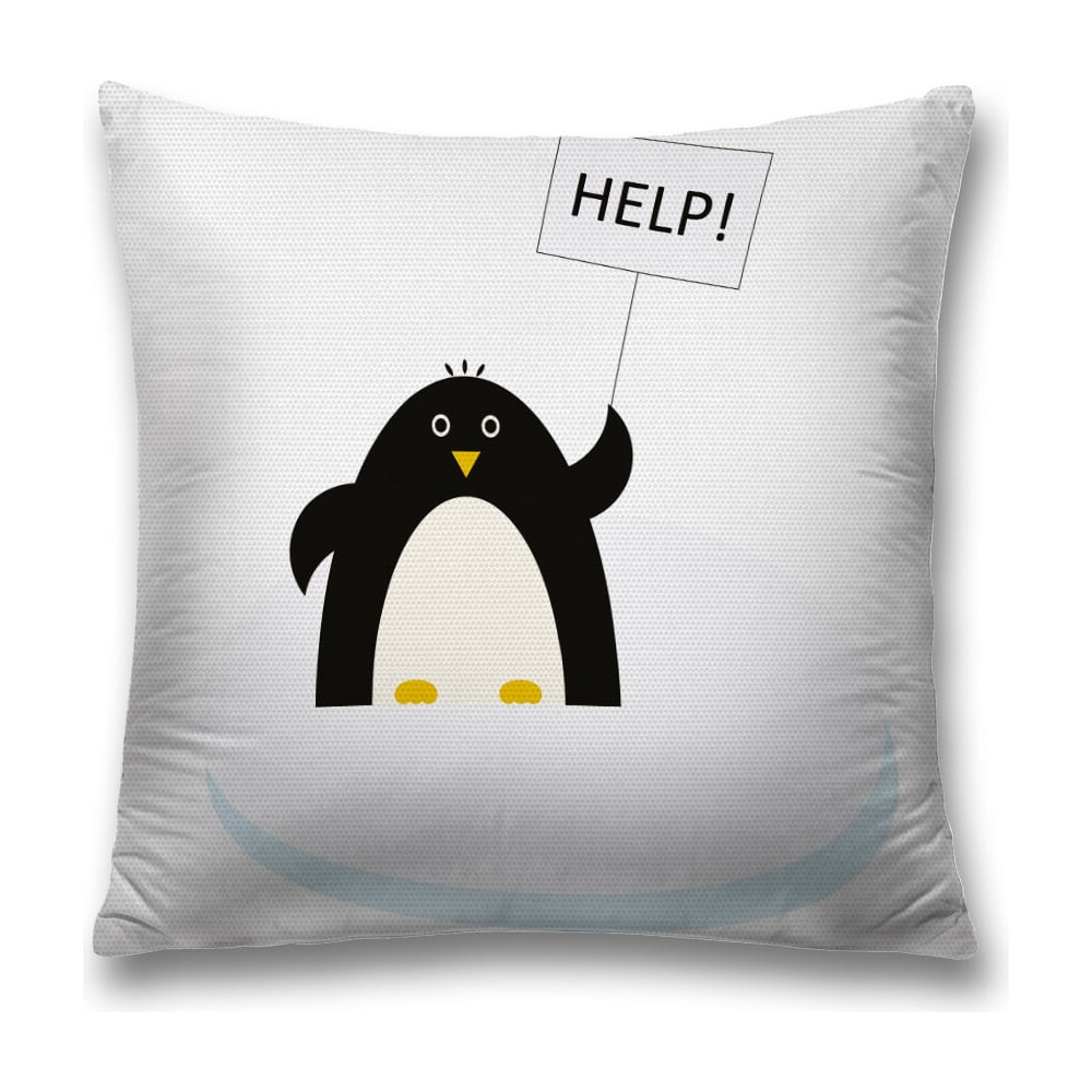 Изображение товара Декоративная наволочка JoyArty sl_29463 черно-белая 45х45 см