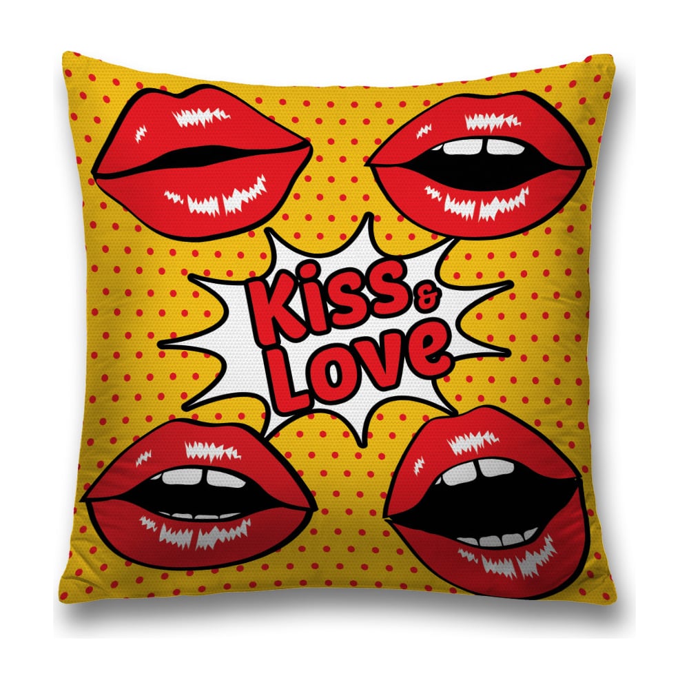 Изображение товара Декоративная наволочка JoyArty 45х45 см яркие цвета стильная для интерьера