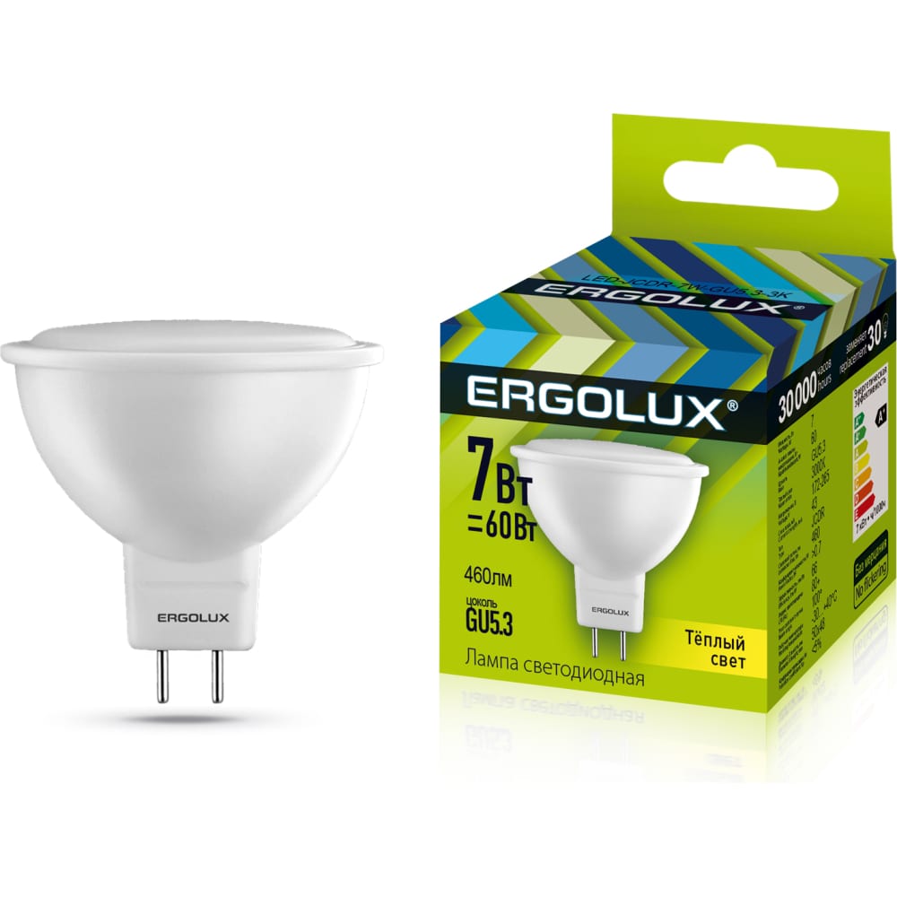 Светодиодная лампа Ergolux - 172-265В 12158