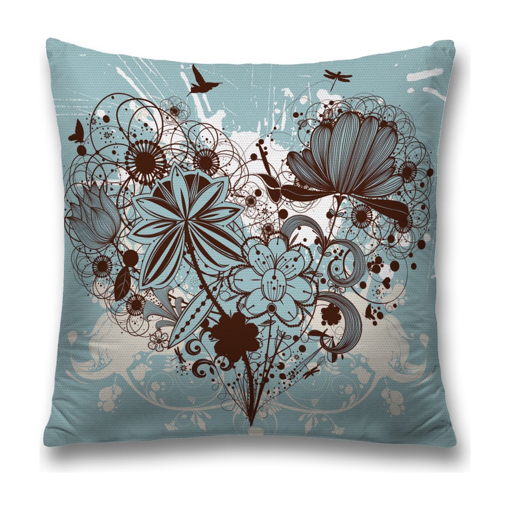 Изображение товара Декоративная наволочка JoyArty 45x45 см светло-серая, темно-серая, белая