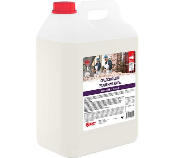 Изображение товара Пенное щелочное средство для коптильных камер АиС Биосоп Hifoam 3 6кг 9050424