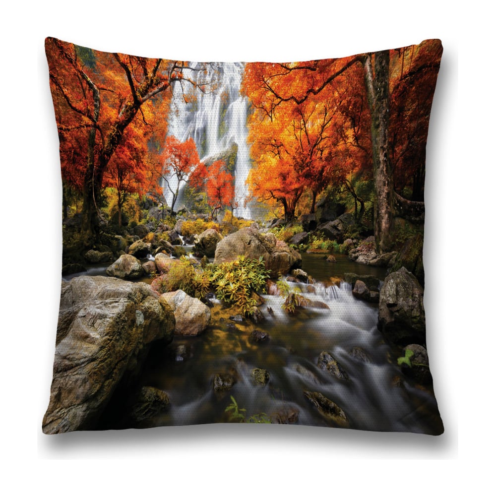 Изображение товара Декоративная наволочка JoyArty sl_8088 45x45 см коричневая, оранжевая, белая