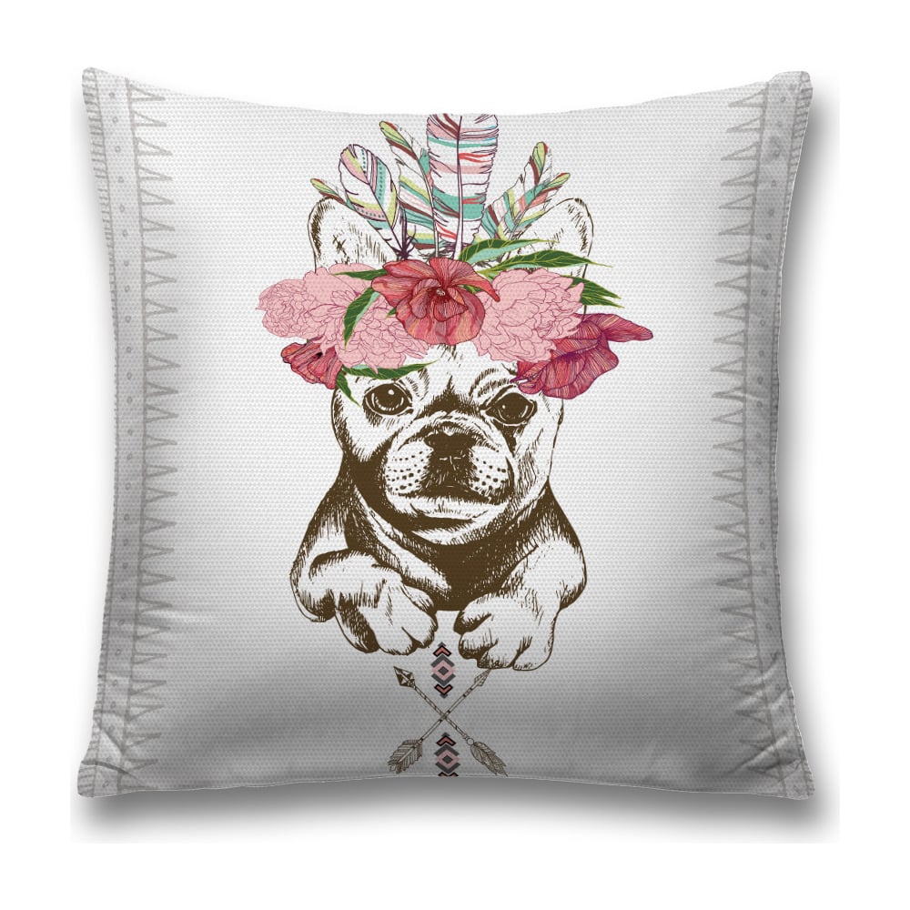 Изображение товара Декоративная наволочка JoyArty 45х45 см из полиэстера, молния, 3 цвета